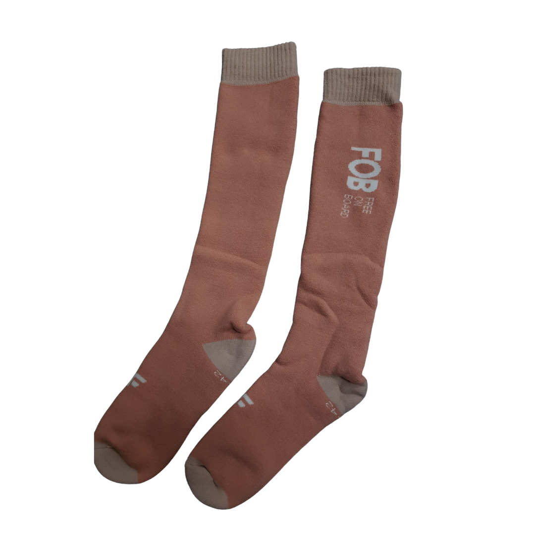 Dámské lyžařské ponožky 4F F112 béžové