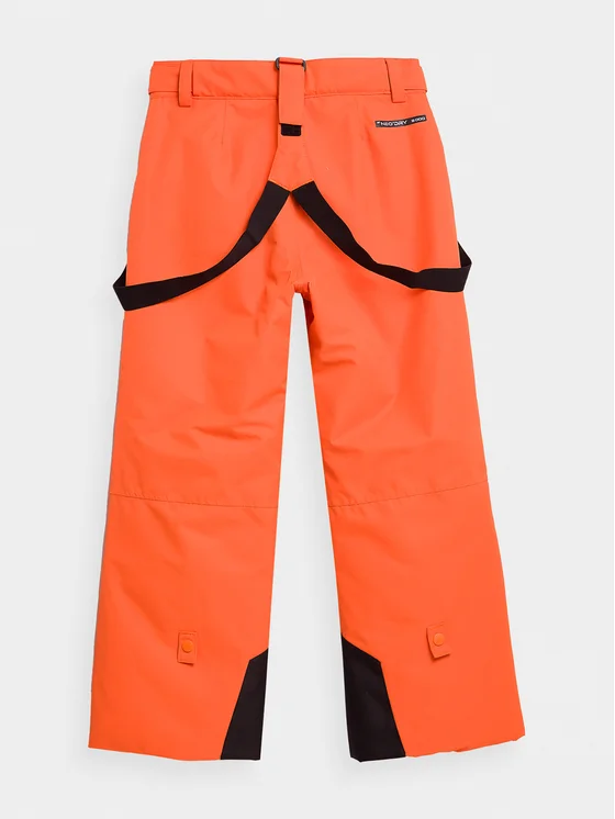 Detské lyžařské kalhoty 4F M358 oranžové