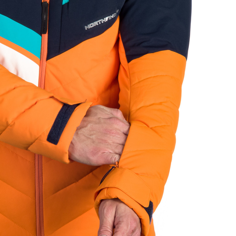 Pánská bunda ski-touring Northfinder BU-5141SNW391 oranžová