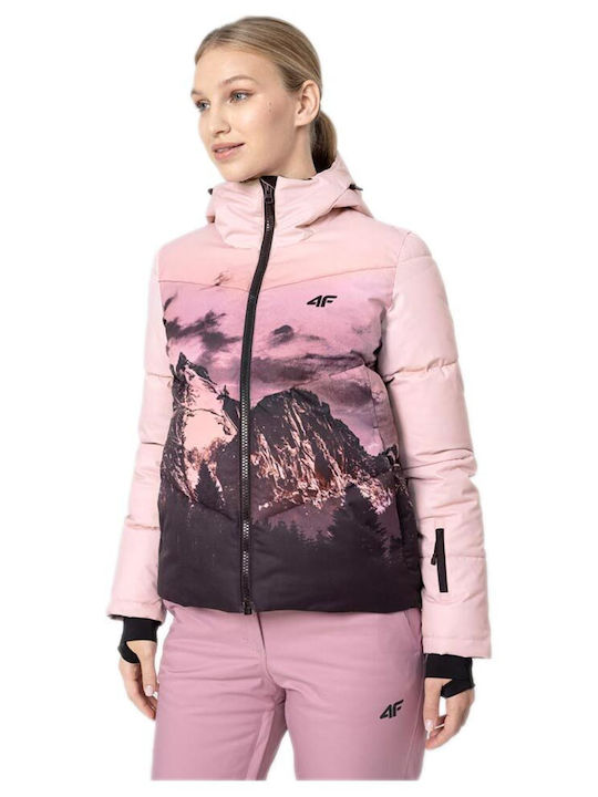 Dámska Lyžařská bunda 4F KUDN004 pink
