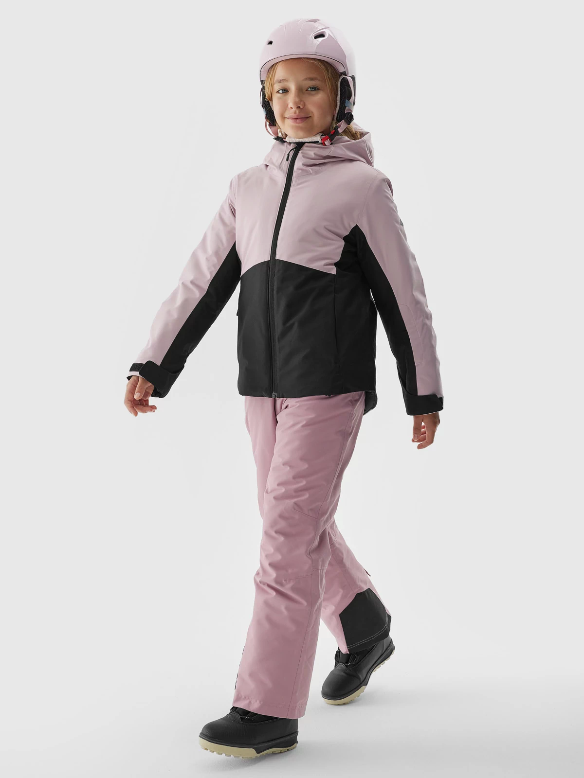Dívčí lyžařská bunda 4F F292 růžová
