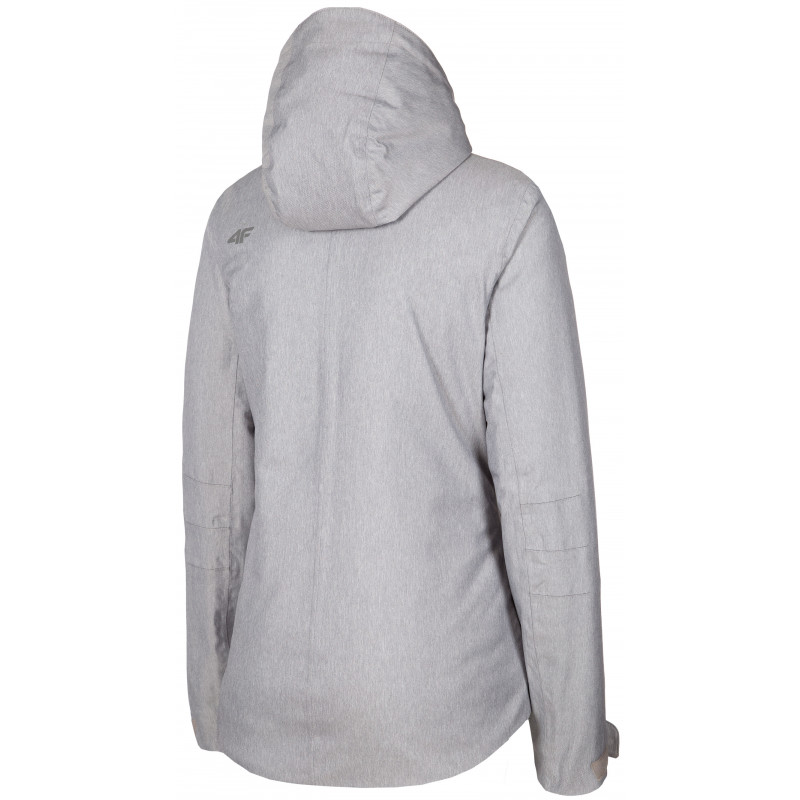 DÁMSKÁ LYŽAŘSKÁ BUNDA 4F KUDN001 sivá