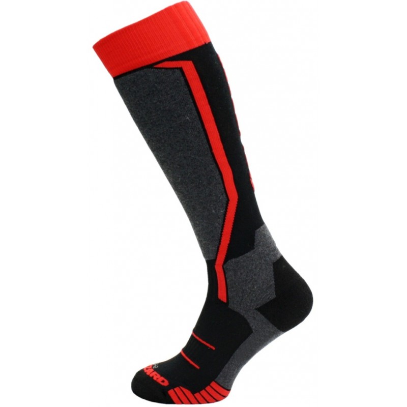 lyžařské ponožky BLIZZARD Allround black/anthracite/grey/red