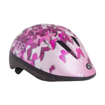 Dětská cyklistická helma Kiqs ružová 52-56