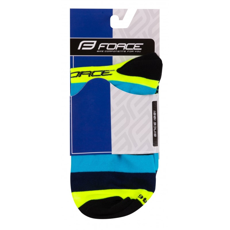 Ponožky Force cycle žluté