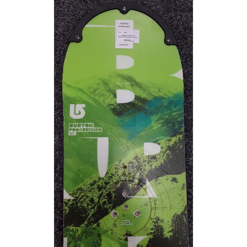 Ježdený snowboard BURTON Progression Green 