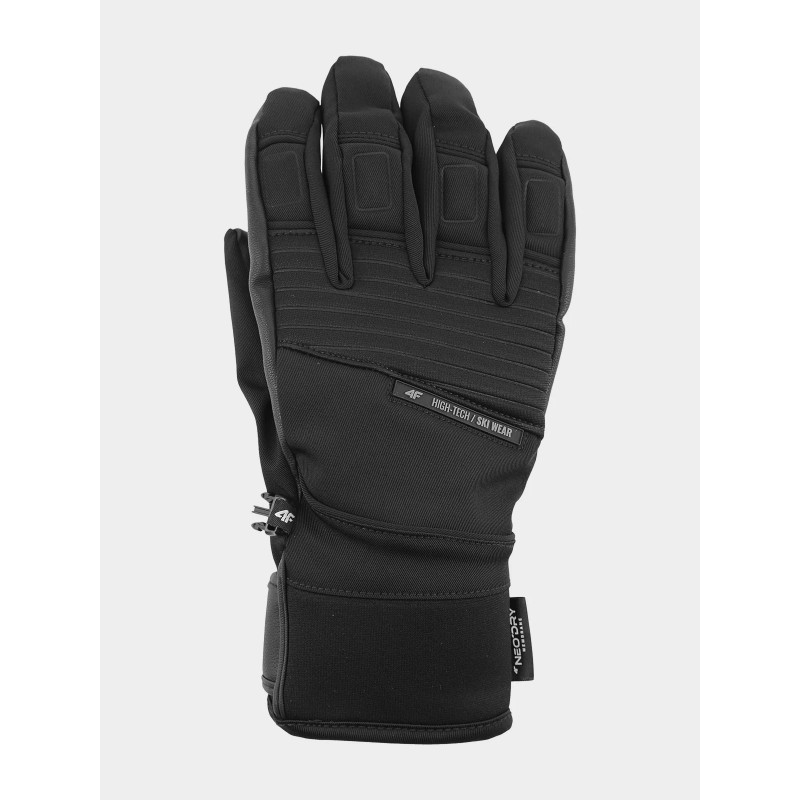 Lyžařské rukavice 4F REM004 DEEP BLACK