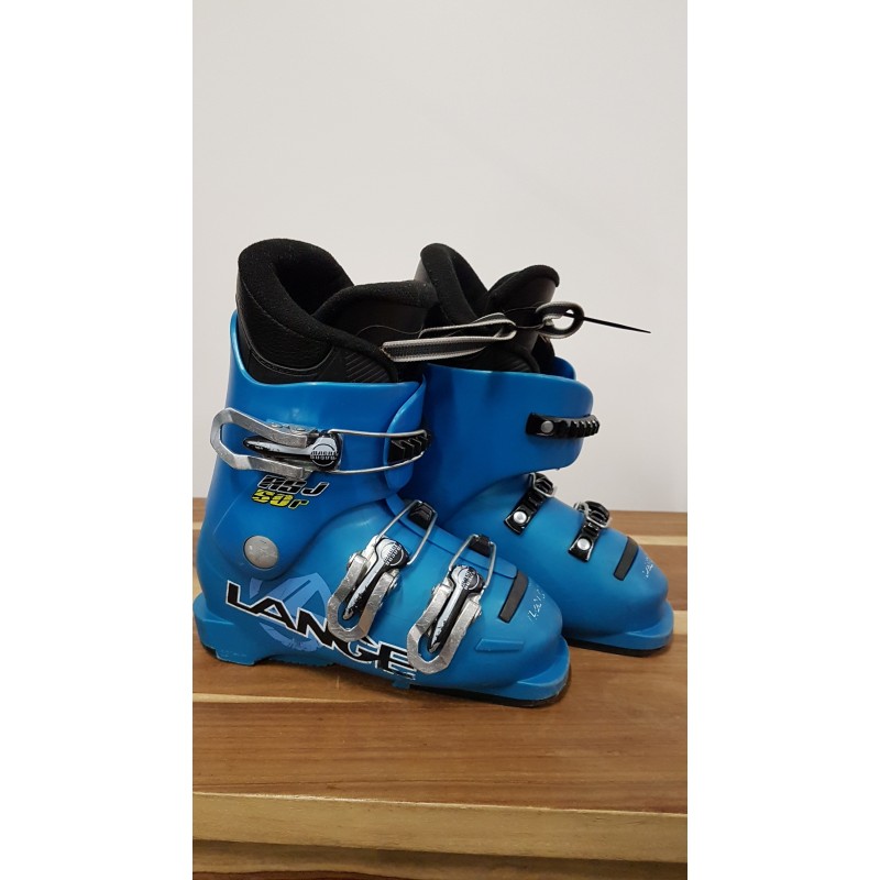 Ježdené detské lyžařské boty Lange