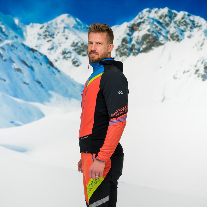 pánska bunda ski-touring Northfinder BU-38061SKP orange