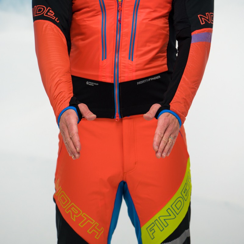 pánska bunda ski-touring Northfinder BU-38061SKP orange