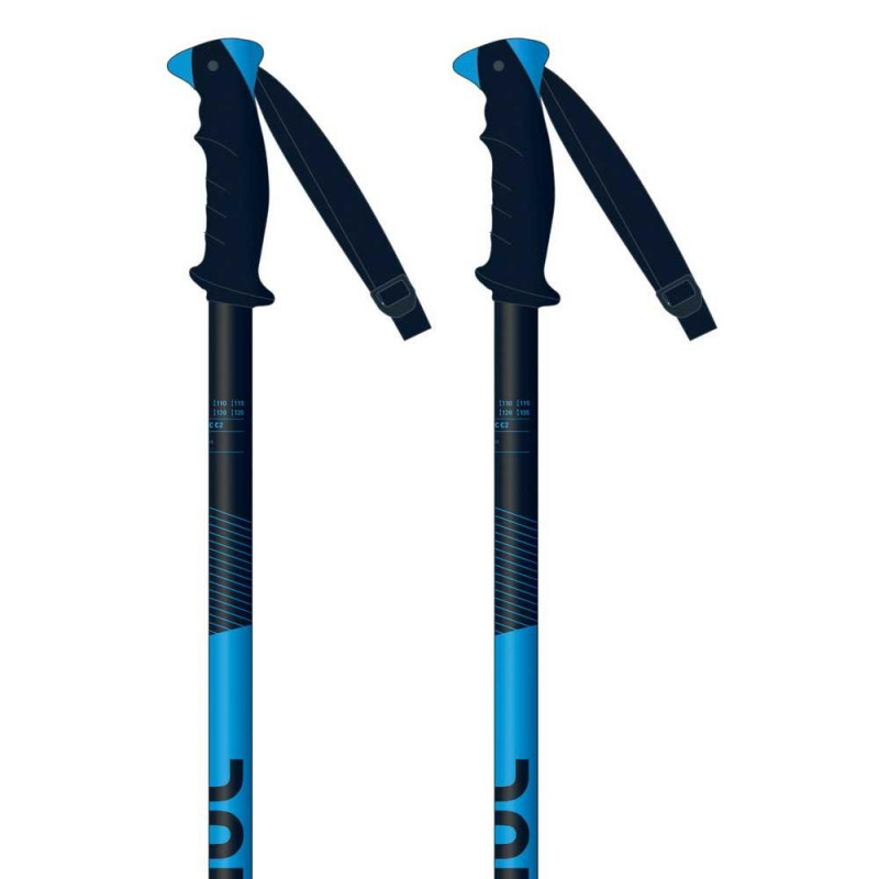 Lyžařské hůlky Rossignol tactic black blue