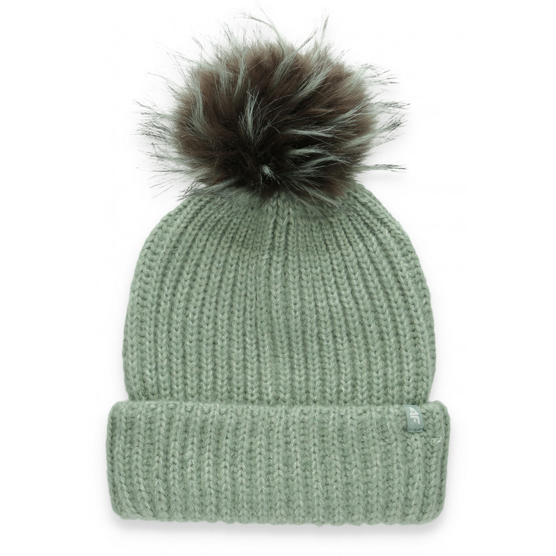 Zimní čepice 4F CAD068 zelená