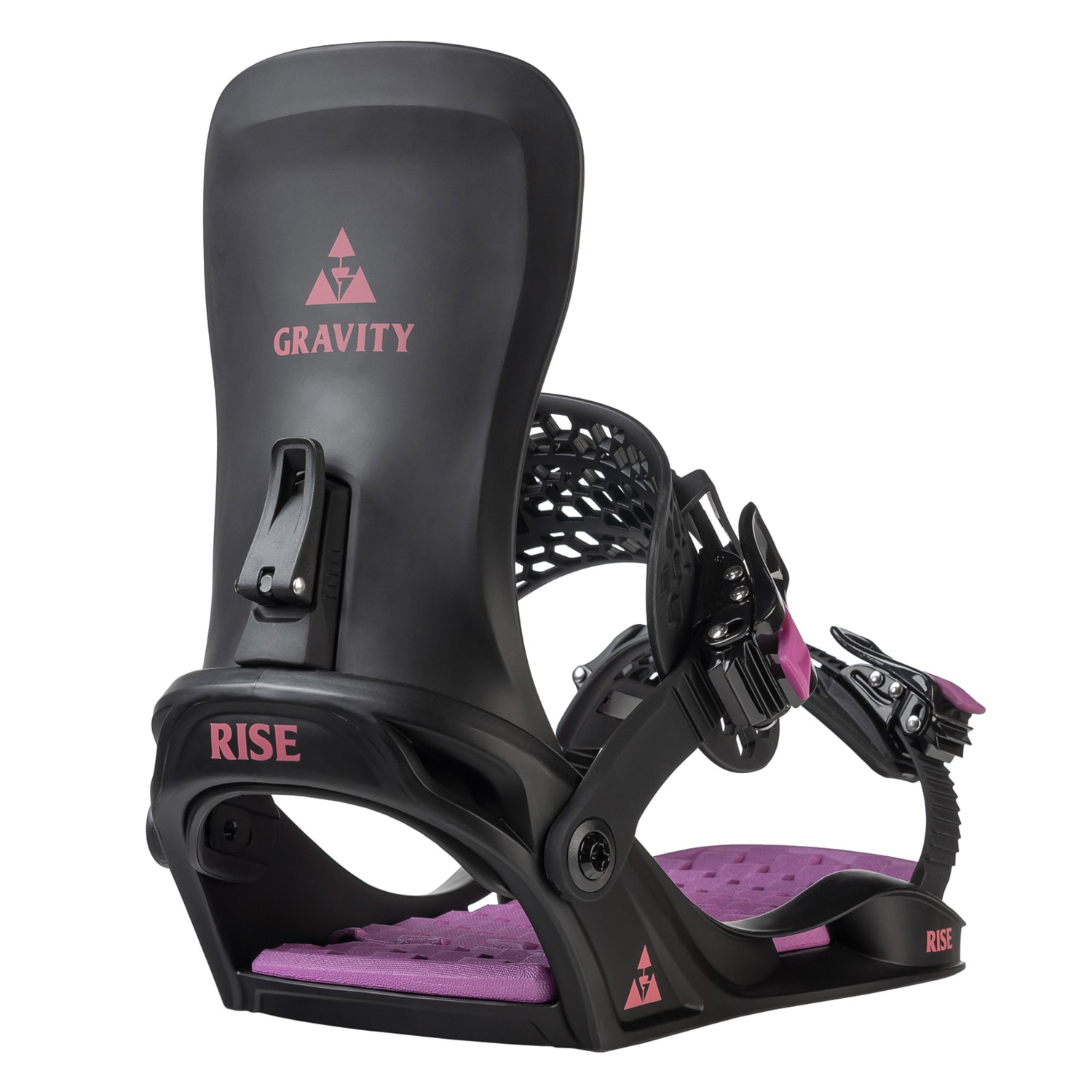 snowboardové vázání Gravity RISE BLACK/PURPLE