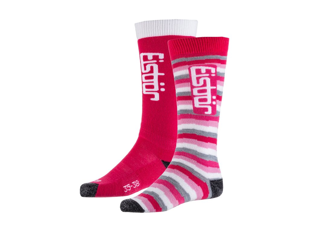 Lyžařské ponožky Eisbar JR comfort 2 Pa Ass fuchsia