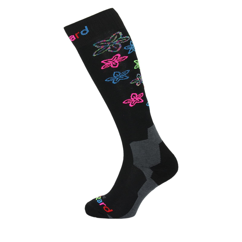 lyžiarske ponožky BLIZZARD Viva Flower Merino black