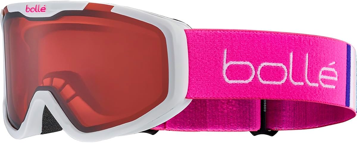 Lyžařské brýle Bollé Rocket White Pink Matte - Vermilion Cat 2