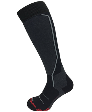 lyžařské ponožky BLIZZARD Wool sport, black/red