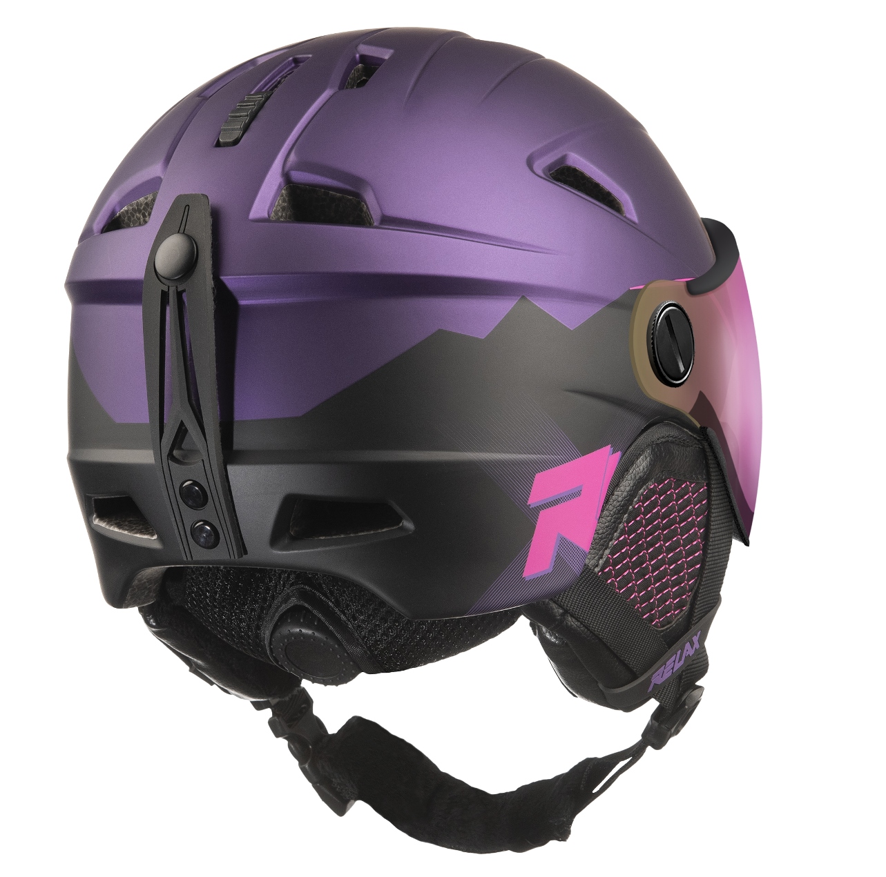 Lyžařská helma Relax Stealth RH24W