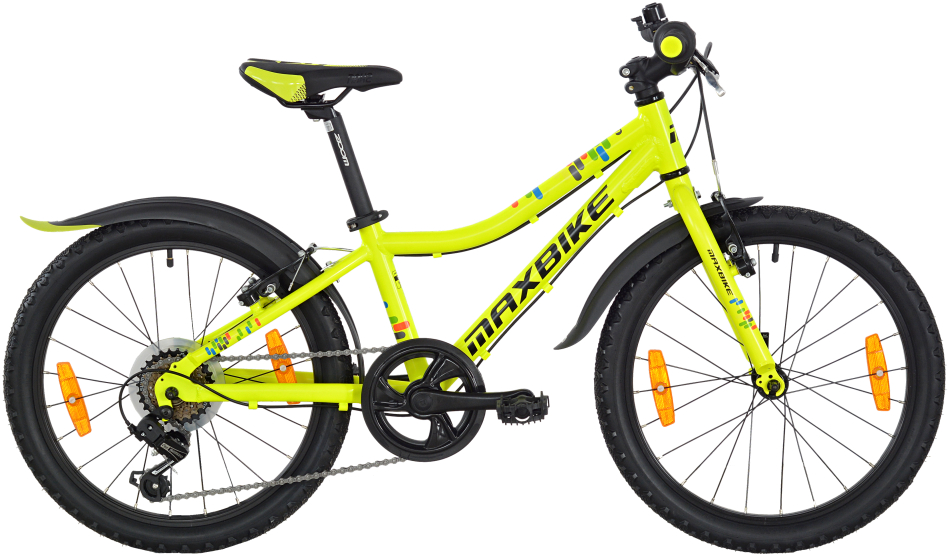 Detský bicykel Maxbike 20" žltý